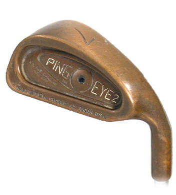 Ping Eye 2 Beryllium Copper Single Iron 4 Iron Ping Karsten 101 By Aldila Steel Regular Right Handed Orange Dot 38.5in